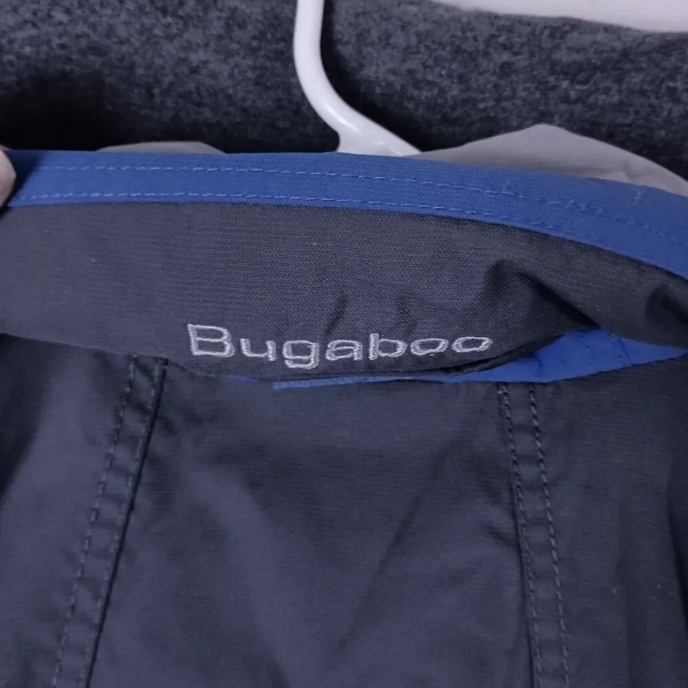 Columbia Bugaboo Colorblock Jacket Full Zip Snap Mens XL Blue Gorpcore Slouchy
